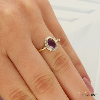 Pierścionek złoty DIAMENT 585, złoto z diamentem 0660027137 HSI.jpg